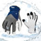 Vgo... 1 Paar Winter-Arbeitshandschuhe, Sicherheits-Arbeitshandschuhe aus Leder für Kaltlagerung oder Gefrierschrank, wasserdicht,3M Thinsulate-Futter (GA7711FW)