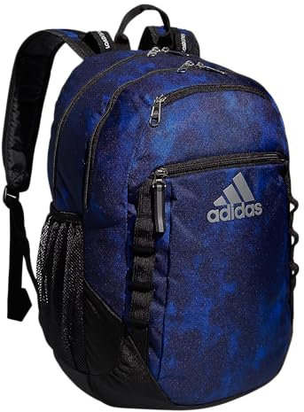 adidas Unisex-Erwachsene Excel Backpack, Durable Large Athletic Laptop Bag Rucksacktasche, Stone Wash Team Royal Blue/Black, Einheitsgröße