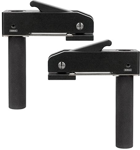 CDIYTOOL Verstellbare Halteklammern für Hunde, 2 Stück, Schwarz, Holzbearbeitung, hält schnell fest, Bank, Hundeklemmen für 19 mm Hundeloch (19 mm)