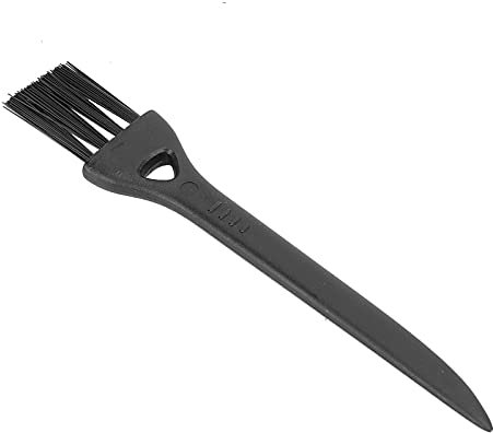 Brosse de nettoyage de tondeuse, brosses de nettoyage de rasoir noires Nettoyant de rasoir anti-dérapant Durable pour les cheveux