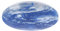 Lindby LED Deckenleuchte Gaios dimmbar mit Leselampe (Modern) in Blau (1 flammig,) - Lampe Deckenlampe Wohnzimmerleuchte