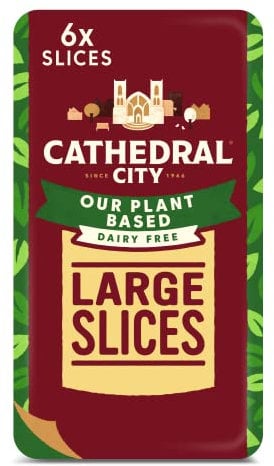 Cathedral City Plant Based Mature Cheddar Cheese Flavour Vegan Slices X6