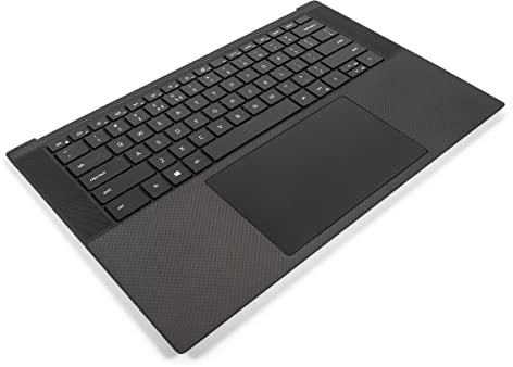 Dell XPS 9500/9510/9520/9530 Palmrest, Touchpad & US/INT ENGLISH Backlit Keyboard - 06JV4G + 02R30J (2XN3H) (Renewed)