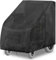 YBYHFAA Manuelle Rollstuhlabdeckung, 100% wasserdicht 600D Oxford Rollstuhl-Schutzhülle, Schwerlast Reißfest Abdeckung für Mobilitätsroller, geeignet für Rollstuhl, UV-Beständiges (Black)