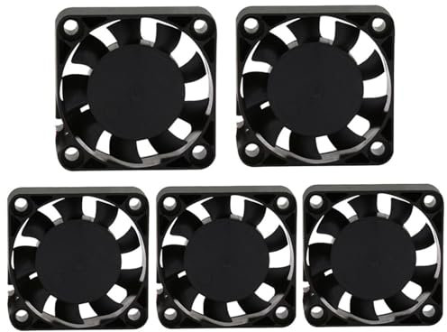 2pcs 2510 3010 4010 5010 6015 Cooling Fan, DC 12V 24V Cooler Fan 3D Printer Parts Computer CPU Cooling Fan Radiator Extruder Fan (Size : 6015 24V)