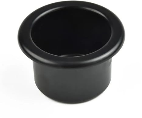 MEUIXT 1x Portabicchieri for auto nero da incasso compatibile con camper/auto/marina/barca/rimorchio Portabicchieri in plastica Accessori interni
