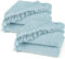 Pure Label 2er Set Musselin Decken 130x170 cm - Oeko-Tex zertifizierte Kuscheldecken aus Baumwolle | Musselin Kuscheldecken für Couch & Sofa in | Doppelpack 130 x 170 cm, Farbe der Decke Hellblau
