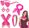 TYBYBB 80er 90er Jahre Outfit Damen Pink Costume Accessories 80iger Jahre Outfit Damen 80er 90er Jahre Accessoires für Karneval Party, Festivals Fasching (Rosa)