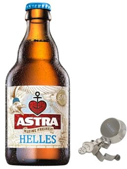 Astra Bier Kleine Freiheit Helles, 0,33l Flasche, inkl. Flaschenverschluss