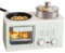 4 In 1 Breakfast Machine, Electric Multifunctional Breakfast Station, 8L Large Capacity Baking Area, 1200W, 0-60 Minutes Timer Knob, Three Functions Can Be Used, for Small Kitchens