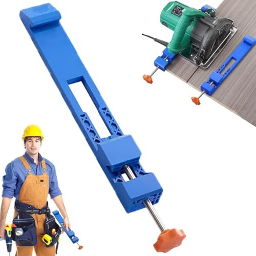 BAAQII Adjustable Cutting Machine Base Guide, Electric Circular Saw Milling Positioning Clamp, Precision Wood Cutting Guide, Circular Saw Guide Designed for Precision Cutting and Milling