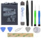 OnlyTech - Batterie Premium de Remplacement BM5S pour Le Xiaomi 13T Pro/Redmi K60 / K60 Ultra - 5000mAh - Qualité identique avec kit de réparation 10 Outils