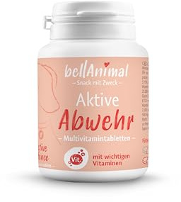bellAnimal - Active Defence - Multivitamintabletter - 64 g (1 x 0,06 kg) ca 80 tabletter