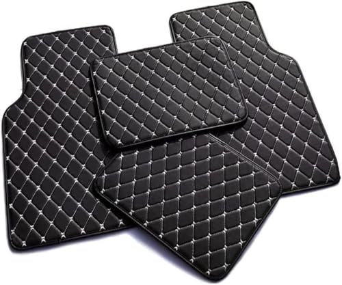 SANJSJHXJ 4 Pezzi Tappetini per Auto per Fiat Tipo 5 Portes 357 I 2016-2020, Tappetini in Pelle per Auto Tappetini Auto Set Completo per Accessori Auto Interni,C