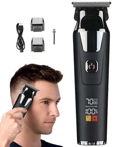 Jubepk Haarschneider Für Männer - Elektrischer Haarschneider-Set Mit 3 Aufsätzen | Leise & Kabellos Wiederaufladbar Für Barbier, Kinder & Haushalt Mit Ladestation & Aufbewahrungstasche