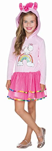 Rubie's Kinder Kostüm Einhorn Theodor Kleid rosa Karneval Fasching Gr. 116