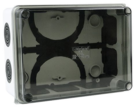 MARLANVIL Abzweigkasten 150x110x70 IP66 Grau PVC Aufputz 10 EPDM-Dichtmembranen 008.PG.K M-L 0776