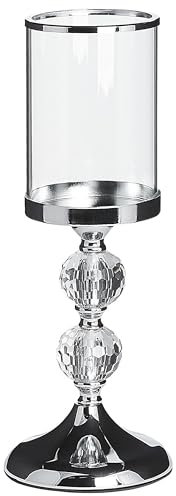 Klassischer Kerzenständer für besonderes Flair silbern Cotui