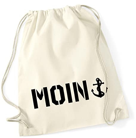 Huuraa Rucksack Moin Anker Geschenk 12 Liter Natural Baumwolle Moin Anker Accessoire