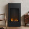 Noble Flame LAOS - Opti-Myst Elektrokamin Kaminofen Kamin - Standmontage - ohne Heizung - mit Dekoholz - schwarz