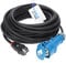 CEE Adapterleitung Kalle Blue SCHUKO Stecker auf CEE Kupplung (10 Meter, 3G 2,5mm²)