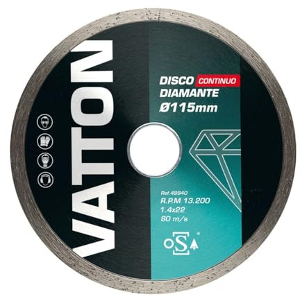 DISCO VATTON OSA DIAMANT CONTINUO 115 mm