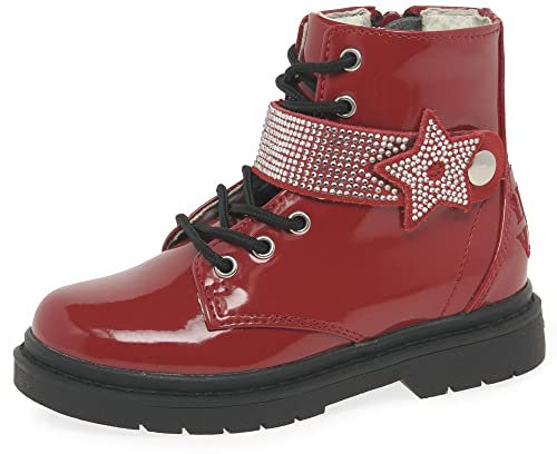 Lelli Kelly LKHG2330-FB01 Stivale Stella Stellina Vernice Rossa (numeric_27)