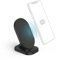 Hama Wireless Charger, induktive Ladestation, 10W (Qi Ladestation, Ladestation, Handy Ladestation, Schnellladegerät, Fast Charge, kabellos Laden, Induktions Ladegerät) schwarz