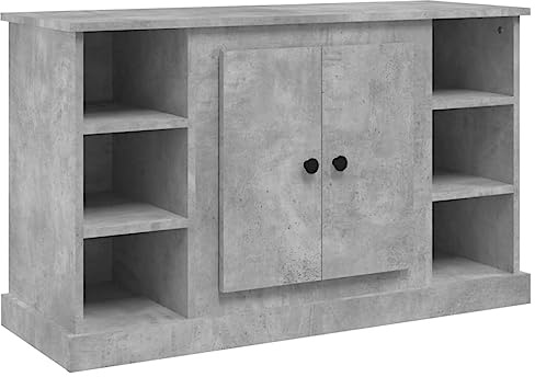 vidaXL Sideboard Betongrau 100x35,5x60 cm Holzwerkstoff