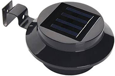 OSALADI 3 Solar-led-lampe Solarbetriebene Zaunpfahlleuchten Solar Post Licht Led-außenleuchten Solar-led-licht Solarzaunpfostenleuchten Solar-pfahlleuchten Leitplanke Licht Regenfest
