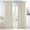KGORGE Schlafzimmer Gardinen für Große Fenster Blickdichte Vorhänge Beige 2er Set 245 x 200 cm(HxB) Verdunklungsvorhänge Ösen Blickdicht Hellbeige Thermovorhang Hitzeschutz