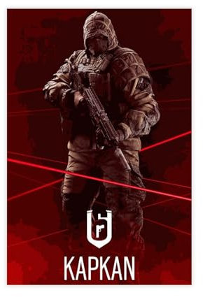 Game Rainbow Six Siege Operator Fuze Poster (5) Leinwand Poster Wandkunst Dekor Druck Bild Gemälde für Wohnzimmer Schlafzimmer Dekoration ungerahmt 30 x 45 cm