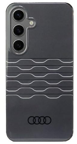 Audi IML Geometric Pattern Case Hülle für S24 S921 Schwarz hardcase AU-IMLS24-A6/D3-BK