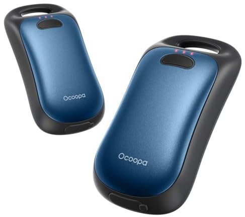 OCOOPA UT4 Urban Magnetic Hand Warmers Rechargeable 2 Pack, IP45 Waterproof, Up to 9Hrs, 3000mAhX2, UL Certified, Electric Hand Heater for Outdoors, Hiking, Hunting Gear, Tech Gifts for Men Women