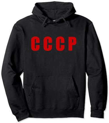CCCP UdSSR Sowjetunion Hockey-Uniform 1980 Vintage Retro Pullover Hoodie