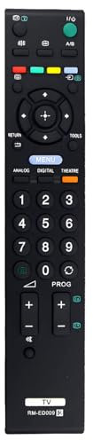 RM-ED009 - Mando a distancia de repuesto para Sony Bravia TV KDL-26U3000 KDL-42V4000 KDL-42V40XX KDL-26U4000 KDL-37V4000 KDL-40D2600 KDL-40D2710 KDL-32U3000 KDL-32U3000 L-32U4 000 KDL-37U4000