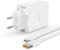 Oppo 80W Schnellladegerät mit 2m USB C Kabel für Oppo Reno 11 Pro 10 Pro Find X5 Pro X5 Lite, SUPERVOOC Ladegerät für Oppo Reno 8 Pro 7 A98 A78 A58 A38 OnePlus 12 A38 OnePlus 12 11