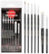 HOTUT Fine Detail Brushes with Wooden Handles,7 Pcs Miniature Paint Brushes,Fine Miniature Artist Painting Brushes,Miniature Brush for Fine Detailing&Art Painting,Acrylic,Watercolour,Oil,Figures,40k