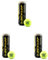DUNLOP Pro Padel – Padel Bälle für Wettkämpfe und Turniere (1x3er Dose) (Packung mit 3)