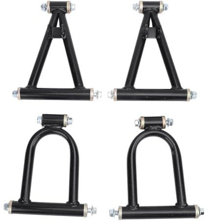 LOCADENCE 6 Zoll Vorderradaufhängung Stoßdämpfer Schwingarm Kit, Vorderradaufhängung Kit, Metall Schwingarm Montage für 4 Quad Bike Go Kart