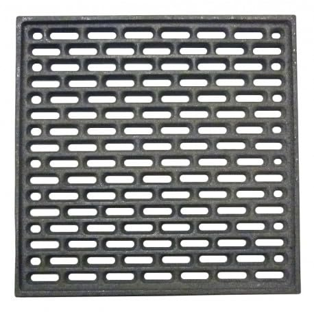 Grille d'aération en fonte pour cheminées, poêles à bois et foyers 250 x 250 mm (Ref INT. 0026)