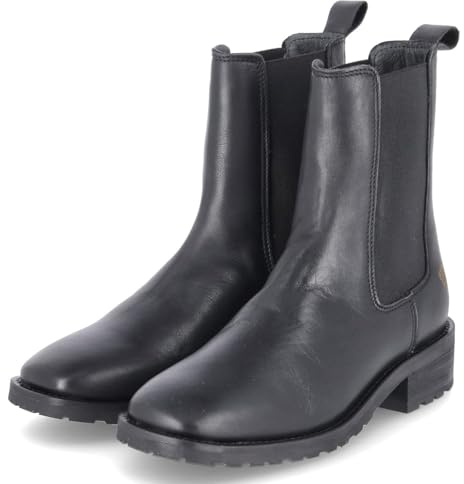 Apple of Eden VASTI 1 Schlupfstiefel Glattleder Damen in schwarz