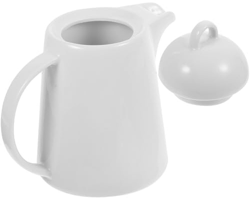 DIYEAH Ceramic Water Jug with Handle Large Capacity Pitcher for Juice Milk Iced Tea Retro Style Cold Kettle for Household Parties BBQ Picnics