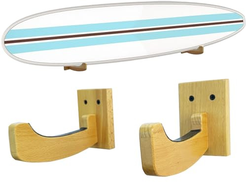 Surfboard Wandhalterung Aufbewahrungsorganizer aus Holz für Snowboard