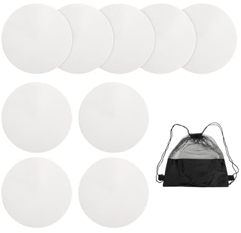 YELARXI Spot Markers, Poly Spot Marker for Agility Training Floor Dots Non Slip Flat Field Cones