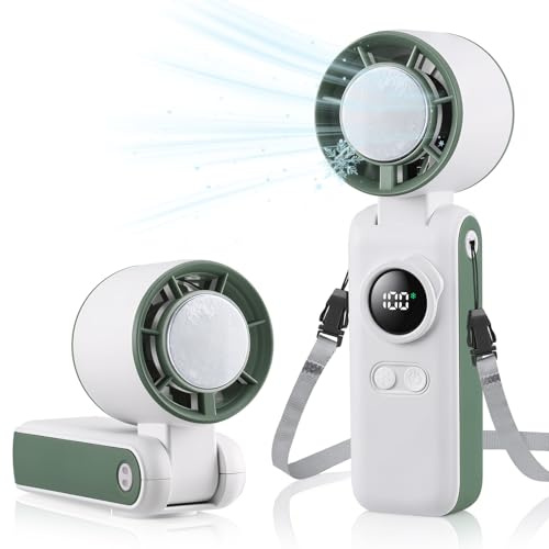 Starvortex Ventilador Portátil de Mano Turbo con Refrigeración, 6000mAh