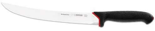 Giesser Primeline Zuschneidemesser Since 1776-Made in Germany-Cuchillo de filetear con Mango Antideslizante, Hoja de 25 cm, Negro, Afilado Apto para el lavavajillas, Inoxidable, Unisex Adulto