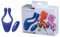 Doppio 2.0 Multi-Use Couples Vibrator with Wireless Remote Control Blue