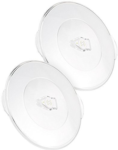 Rosenstein & Söhne Unterdruckdosen Deckel: Vakuum-Universaldeckel, Ø 15-23,5 cm, 2er-Set (Frischhaltedeckel, Frischhaltebox Cover, Vorratsdosen)