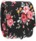 Cravate Fleurs Noire et Rose - Cravate Mariage Fleurie - Cravate à Fleurs